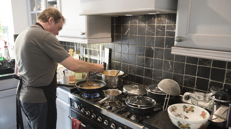 Koken voor de foto